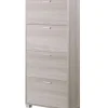 Online Scarpiera olmo con 4 ante, 70x29x154 cm Scarpiere