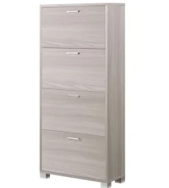 Online Scarpiera olmo con 4 ante, 70x29x154 cm Scarpiere