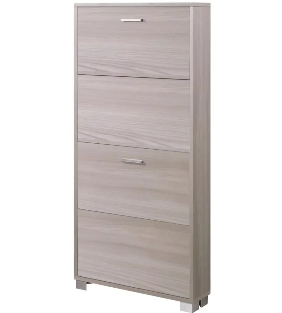Scarpiere-Sarmog Scarpiera olmo con 4 ante, 70x154x18 cm