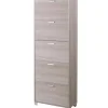 Scarpiere-Sarmog Scarpiera olmo con 5 ante, 70x190x29 cm