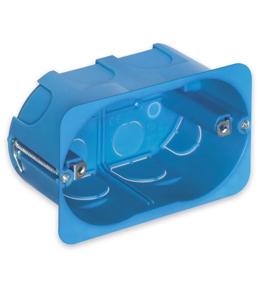 Serie Civili- Scatola incasso 3m p/leggere azzurro - vimar.