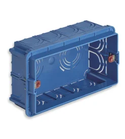 New Scatola incasso 4m rettangolare azzurro - vimar. Serie Civili