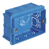 Serie Civili- Scatola incasso rettangolare 3m azzurro - vimar.