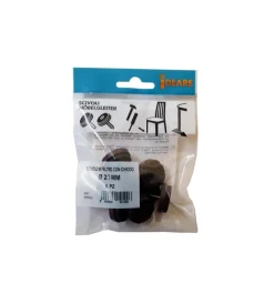 Sale Scivoli in feltro tondi con chiodo ø 28 mm. - marrone - 8 pz. Accessori