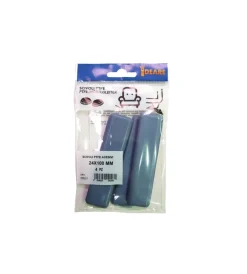 Sale Scivoli ptfe adesivi rettangolari 24 x 100 mm. - grigio - 4 pz. Accessori