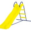 Giochi E Casette Bimbo|Scivolo per bambini da esterno essenza giallo e blu in acciaio e plastica 185x95x105 cm