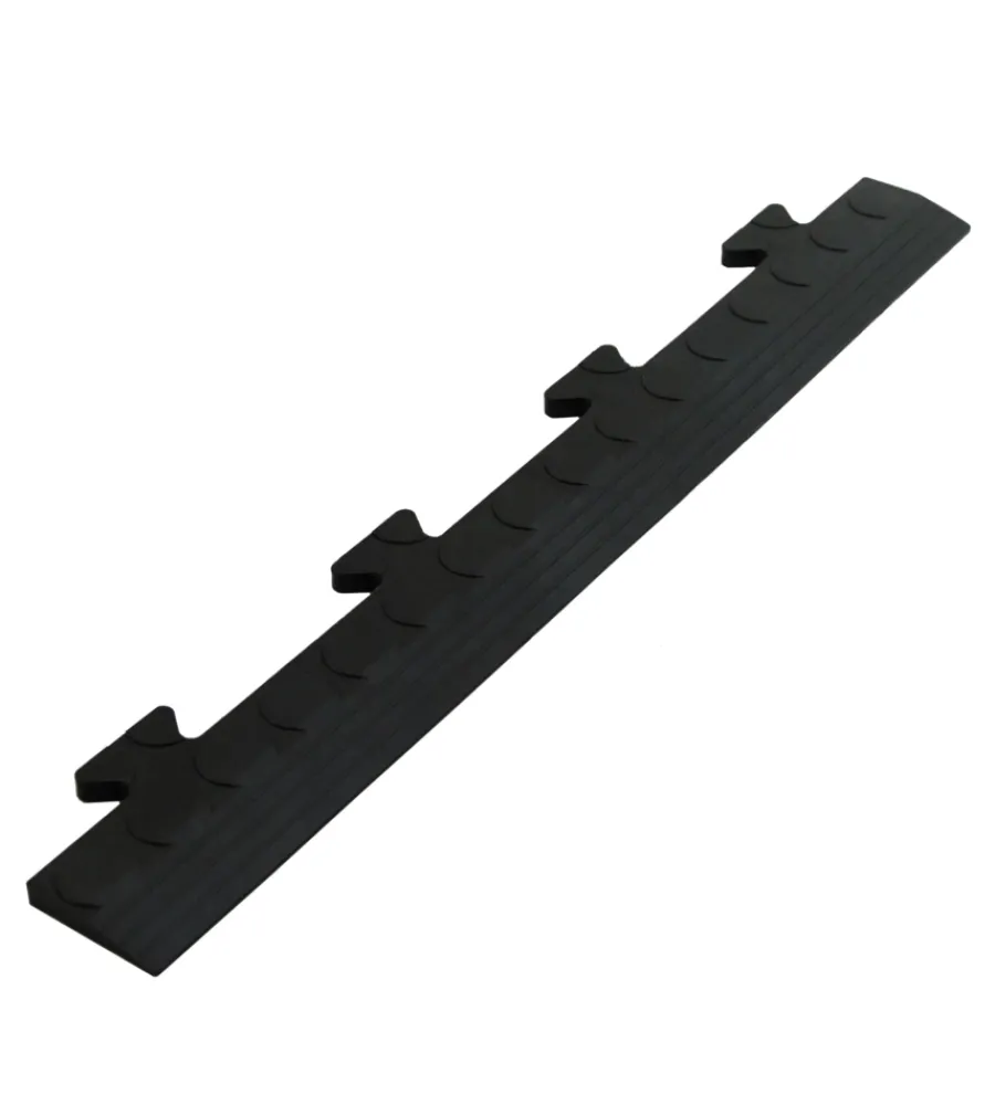 Fontane, Decorazioni E Pavimentazioni-ArtPlast Scivolo per piastrella da esterno in pvc maschio, 480x70x8 mm.