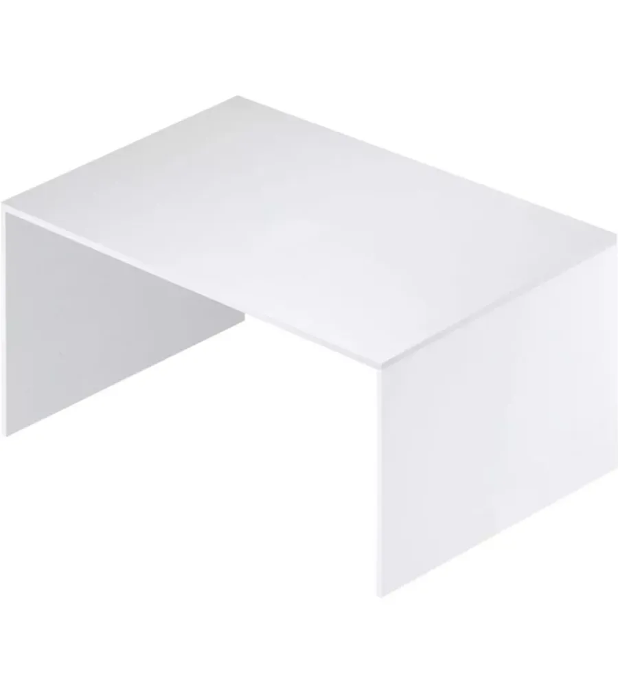 Scrivanie E Cassettiere-Sarmog Scrivania bianco fiammato, 120x73x73 cm