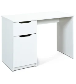 Scrivanie E Cassettiere|Scrivania con 1 anta e 1 cassetto, 115x55x76 cm