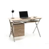 Scrivanie E Cassettiere- Scrivania "folder" rovere, 120x60x76 cm