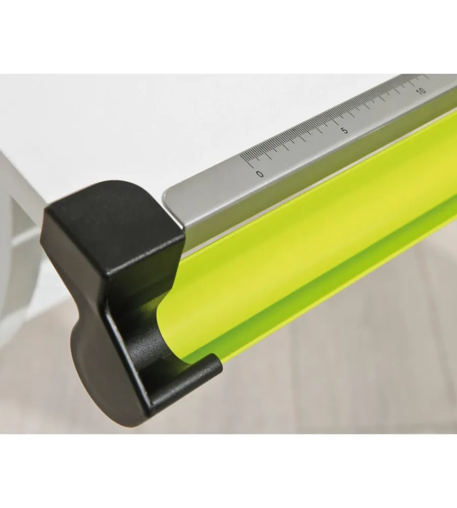 Clearance Scrivania inclinabile con colori intercambiabili, contenitore e gambe in metallo. Scrivanie E Cassettiere
