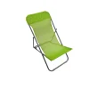 Mobili Da Giardino E Accessori- Sdraio da giardino essenza "beach" in acciaio e textilene verde 45x72x70 cm