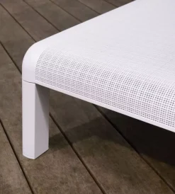 Mobili Da Giardino E Accessori-Keter Sdraio reclinabile e ripiegabile "mallorca" in polipropilene bianco 187,5x58x29 cm