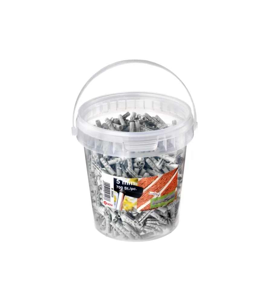 Sistemi Di Fissaggio- Secchiello tasselli ø 5 mm. 700 pz.