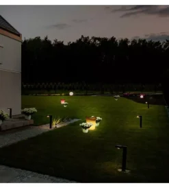 New Secchio ghiaccio luminoso led rgb 29x33x35 cm Illuminazione Per Esterno