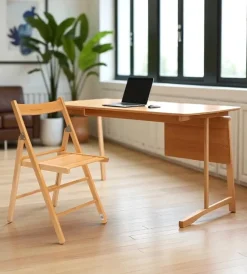 Sedie E Sgabelli|Sedia birreria classica pieghevole in legno 55x38x80 cm