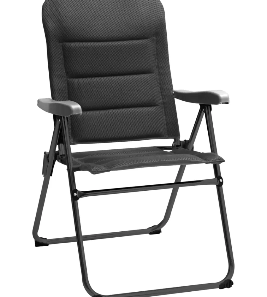 New Sedia da campeggio "skye 3d compact" in alluminio e 3d mesh 65x57x95 cm Campeggio