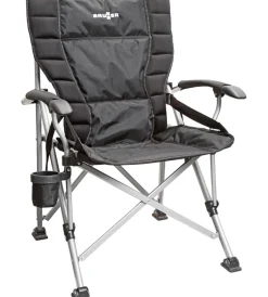 Sale Sedia da campeggio "raptor xl" in acciaio e poliestere nero 65x63x110 cm Campeggio
