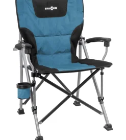 Clearance Sedia da campeggio "raptor compack" in acciaio e poliestere nero e avio 61,5x60x46/90 cm Campeggio