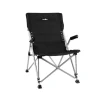 Campeggio-Brunner Sedia da campeggio "raptor suspension" in acciaio e poliestere grigio 51x40x47/94 cm