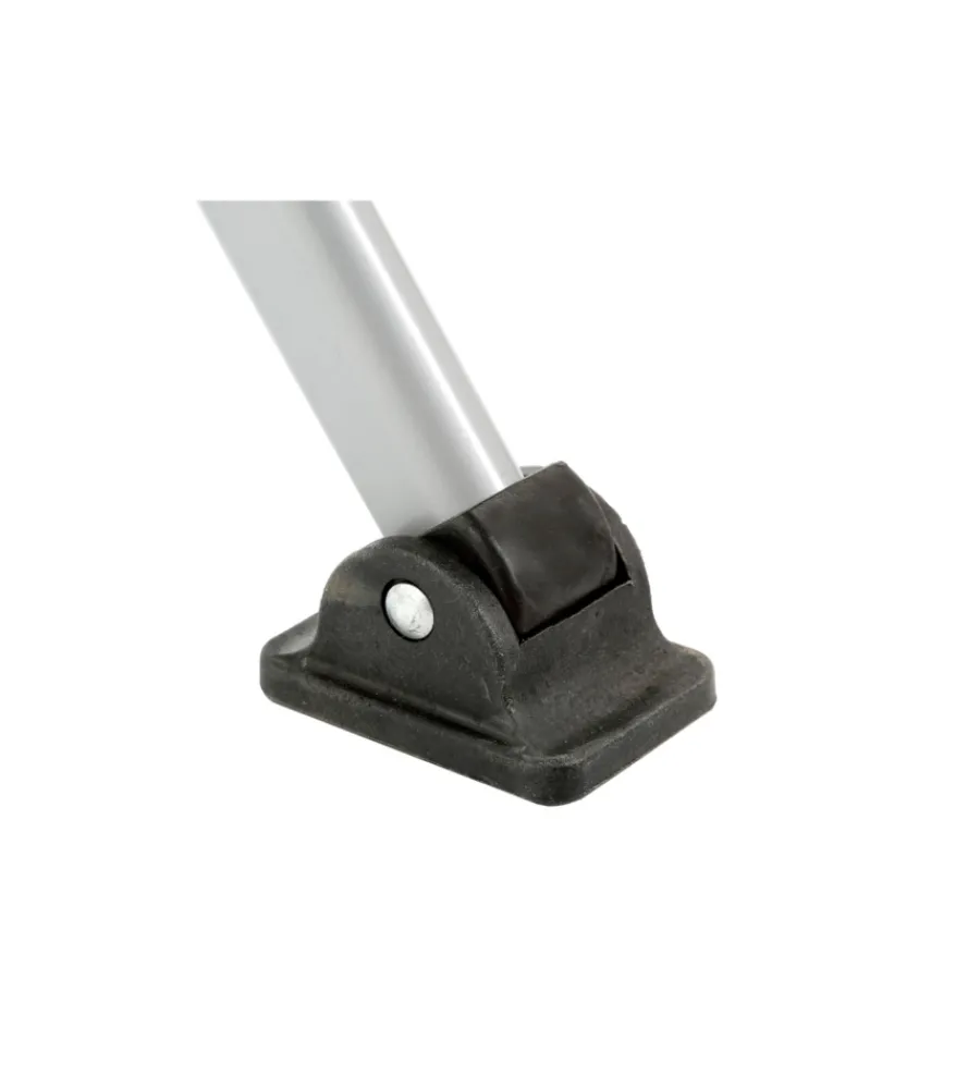Campeggio-Brunner Sedia da campeggio "raptor suspension" in acciaio e poliestere grigio 51x40x47/94 cm
