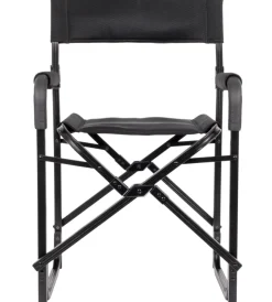 Campeggio-Brunner Sedia da campeggio "aravel director" in alluminio e 3durafeel nero 45x35x48/87,2 cm