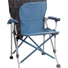 Clearance Sedia da campeggio "raptor demtex"in acciaio e poliestere nero e blu 51x44x48/90 cm Campeggio