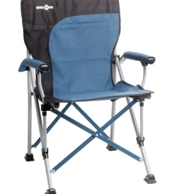 Clearance Sedia da campeggio "raptor demtex"in acciaio e poliestere nero e blu 51x44x48/90 cm Campeggio