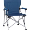 Brunner Campeggio|Sedia da campeggio "cruiser" in acciaio e poliestere blu 51x44x48/90 cm