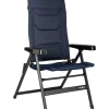 Campeggio-Brunner Sedia da campeggio reclinabile "rebel pro medium"  in alluminio e 3durafeel blu 48x46x123 cm
