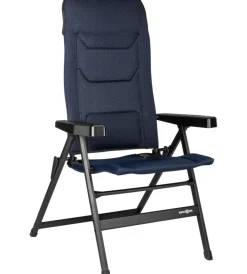 Campeggio-Brunner Sedia da campeggio reclinabile "rebel pro medium" in alluminio e 3durafeel blu 48x46x123 cm