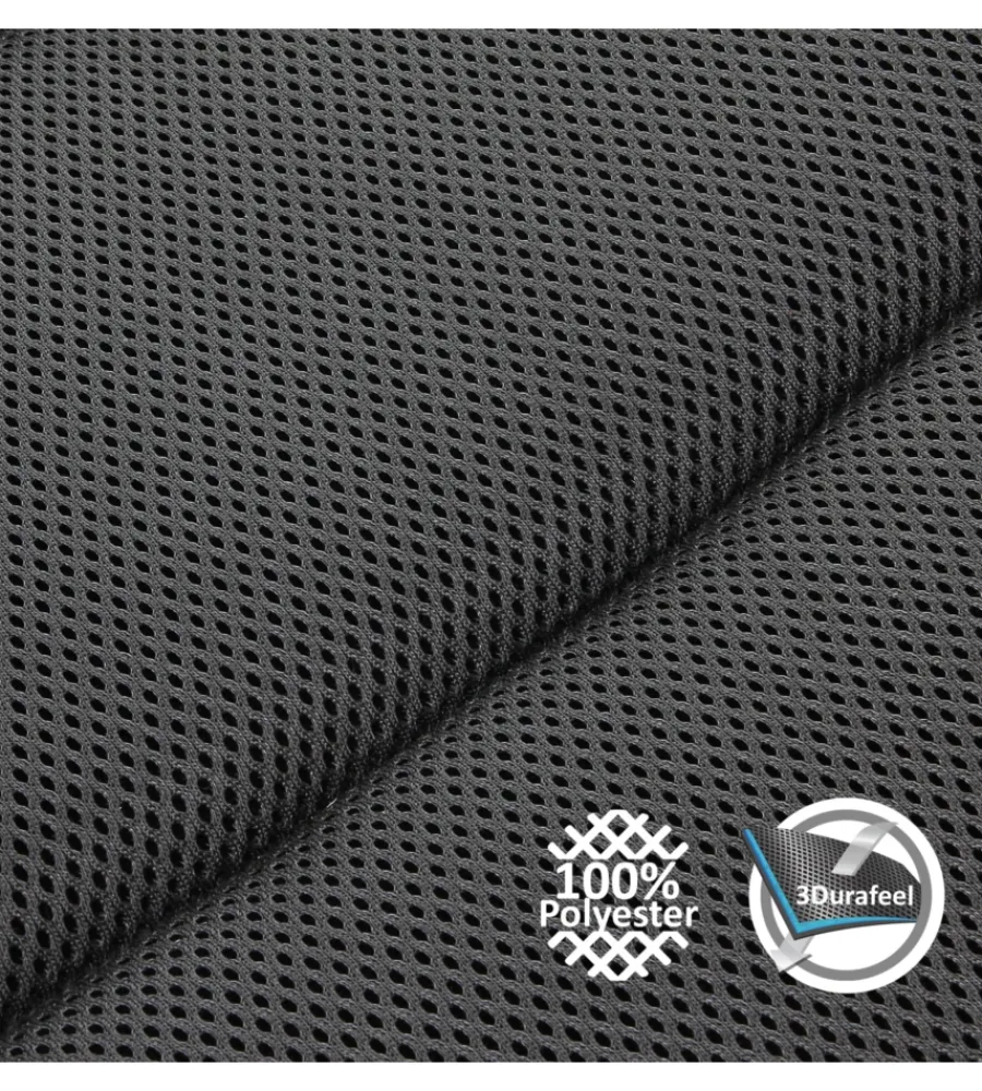 Discount Sedia da campeggio reclinabile "skye 3d" in alluminio e 3durafeel nero 47x41x122 cm Campeggio
