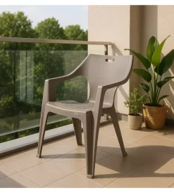 Discount Sedia da esterno con schienale medio 
