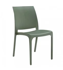 Mobili Da Giardino E Accessori- Sedia da esterno elica garden "volga" in polipropilene verde 46x54x80 cm
