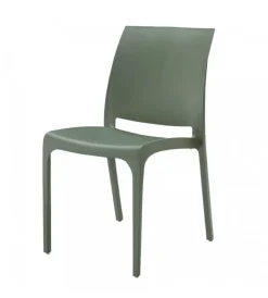 Mobili Da Giardino E Accessori- Sedia da esterno elica garden "volga" in polipropilene verde 46x54x80 cm