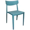Mobili Da Giardino E Accessori- Sedia da esterno elica garden "debby" in polipropilene blu 46,5x49x80,5 cm