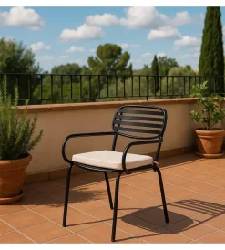 Clearance Sedia da esterno con braccioli 