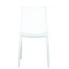 Sedie E Sgabelli- Sedia da interno monoblocco "london" in resina bianco, 44x56x83,5 cm