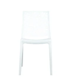 Sedie E Sgabelli- Sedia da interno monoblocco "london" in resina bianco, 44x56x83,5 cm