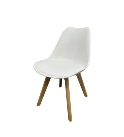 Sedie E Sgabelli-BellaHome Sedia da pranzo "castilla" bianco 48x55x81 cm