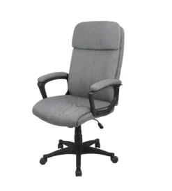 Best Sedia da ufficio "berkeley" in tessuto grigio melange 68x57x112-122 cm Sedie Ufficio