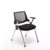 Sedie Ufficio- Sedia da ufficio "brifing" pieghevole nera e grigia, 61x60x80 cm