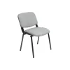 BellaHome Sedie Ufficio|Sedia da ufficio "daisy" grigio 40x45x40 cm