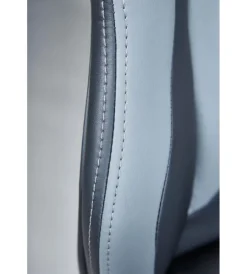 Sedie Ufficio|Sedia da ufficio in ecopelle nera, 65x63x109-118 cm