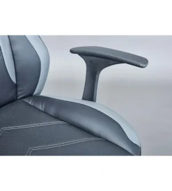 Sedie Ufficio|Sedia da ufficio in ecopelle nera, 65x63x109-118 cm