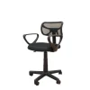 Outlet Sedia da ufficio "spot2" con braccioli nero 54x44x87 cm Sedie Ufficio