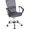 Sale Sedia da ufficio traspirante "stanford" con braccioli in tessuto grigio 56x53,5x91,5-101,5 cm Sedie Ufficio