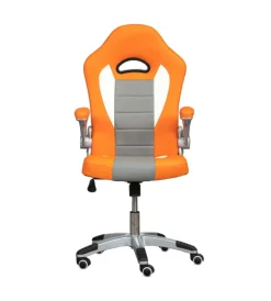 BellaHome Sedie Ufficio|Sedia gaming "rider" arancione, 65x62x110 cm