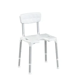 Accessori Bagno|Sedia regolabile da doccia con schienale