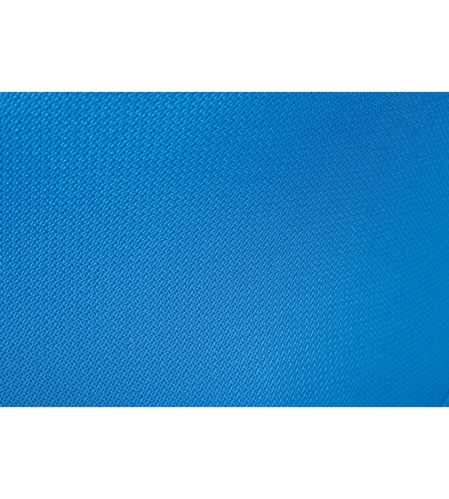 Outlet Sedia ufficio in tessuto azzurro e bianco, 52x56x94-103,5 cm Sedie Ufficio